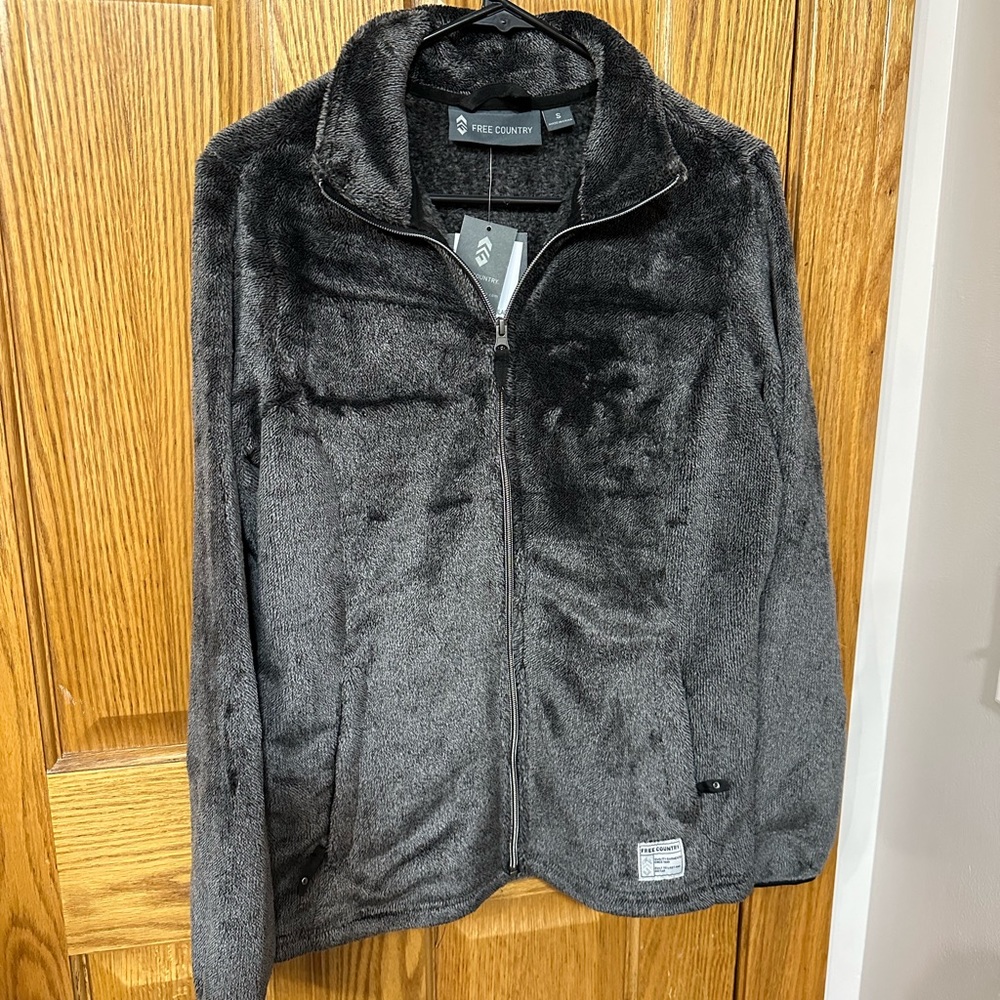 NWT Free Country Butter Pile Heather Grey Jacket